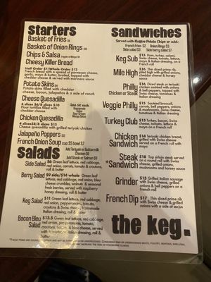Menu photo 6 The Keg Lounge Manitou Springs, CO Menu photo 6 The Keg Lounge Manitou Springs, CO