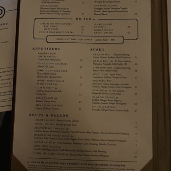 Ocean Prime - Menu - Seafood Near Me - Beverly Hills, California