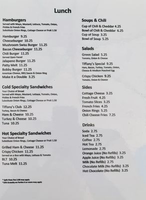 Menu photo 8 B S Coffee Shop Clovis, CA