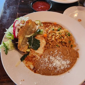El Charro Cafe - Combination #1. Charro style beef taco and an enchilada. Please tip everyone within 1 mile of this restaurant! - Mexican Near Me - Oro Valley, Arizona El Charro Cafe - Combination #1. Charro style beef taco and an enchilada. Please tip everyone within 1 mile of this restaurant! - Mexican Near Me - Oro Valley, Arizona