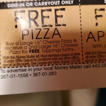 Vinces Crab House & Restaurant - They told me this coupon is for dine-in only!!!!! - Seafood Near Me - Fallston, Maryland