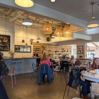 Morning Belle - Inside the restaurant. I really liked the décor and how bright it is. - Breakfast & Brunch Near Me - Grand Rapids, Michigan