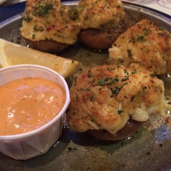 Dorido's Restaurant - Yum. Crab stuffed mushrooms - Seafood Near Me - Pittsburgh, Pennsylvania