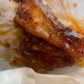 Blackstrap BBQ - Peach chili wings - Barbeque Near Me - Winthrop, Massachusetts
