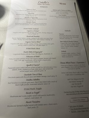 Menu photo 3 Catello's Italian Art Cuisine Pendleton, IN Menu photo 3 Catello's Italian Art Cuisine Pendleton, IN