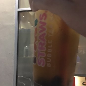 Fat Straws - Does this count as putting grass jelly in my drink? - Coffee & Tea Near Me - Dallas, Texas