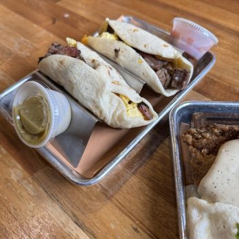 Jack's BBQ & Steakhouse - Algona - Brisket breakfast taco - Barbeque Near Me - Algona, Washington Jack's BBQ & Steakhouse - Algona - Brisket breakfast taco - Barbeque Near Me - Algona, Washington