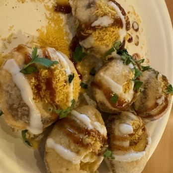 Eggholic - Dahi-Puri--Caat---- vegetarian appetizer--- yummy!! Lots of flavors. - Indian Near Me - Indianapolis, Indiana Eggholic - Dahi-Puri--Caat---- vegetarian appetizer--- yummy!! Lots of flavors. - Indian Near Me - Indianapolis, Indiana