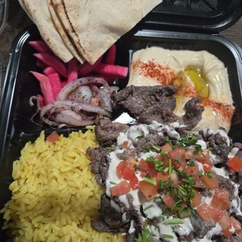 Cafe X2O, South Pasadena - Beef Shawerma Kabob Plate - Mediterranean Near Me - South Pasadena, California Cafe X2O, South Pasadena - Beef Shawerma Kabob Plate - Mediterranean Near Me - South Pasadena, California