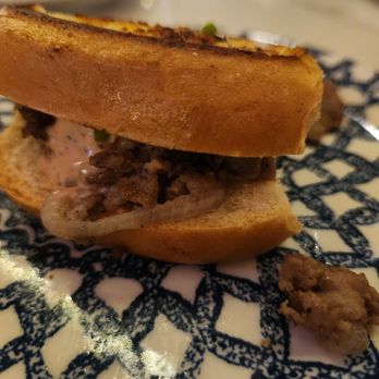 Ada's on the River - MINI SHAVED STEAK ROLL - Seafood Near Me - Alexandria, Virginia Ada's on the River - MINI SHAVED STEAK ROLL - Seafood Near Me - Alexandria, Virginia