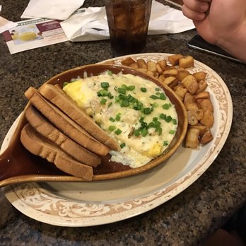 Another Broken Egg Cafe - Floridian Omlette very creamy - Breakfast & Brunch Near Me - Pensacola, Florida