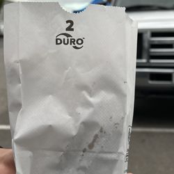 Churros Sabor Tapatio - Churros in the bag and not too oily like a some other places. Plus for us.