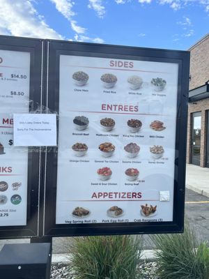 Menu photo 1 Wok N Roll Laurel, MT