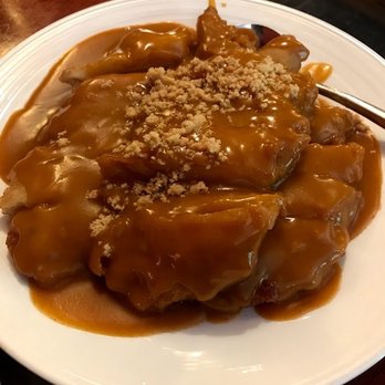 China City - Almond chicken - brown flavorless slop on overly breaded chicken - Chinese Near Me - Freeland, Washington