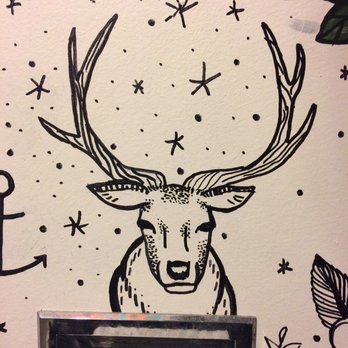 Coco's Cafe - Washroom drawing - Coffee & Tea Near Me - Jasper, Alberta