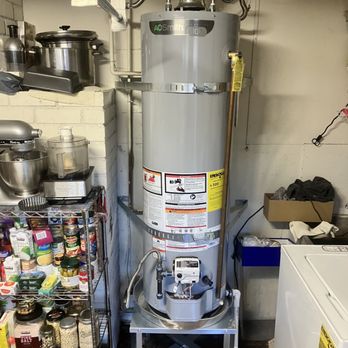 Chris’ Plumbing Services - 40 gallon tank and stand replacement. - Plumbing Near Me