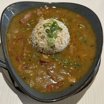 Red Door Grille - Chicken & andouille gumbo - American Near Me - Tulsa, Oklahoma Red Door Grille - Chicken & andouille gumbo - American Near Me - Tulsa, Oklahoma