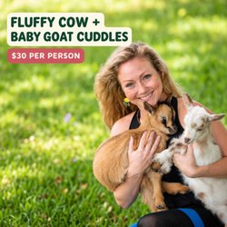 ROSE Therapeutic Farm And Goat Yoga - Me with my baby goats