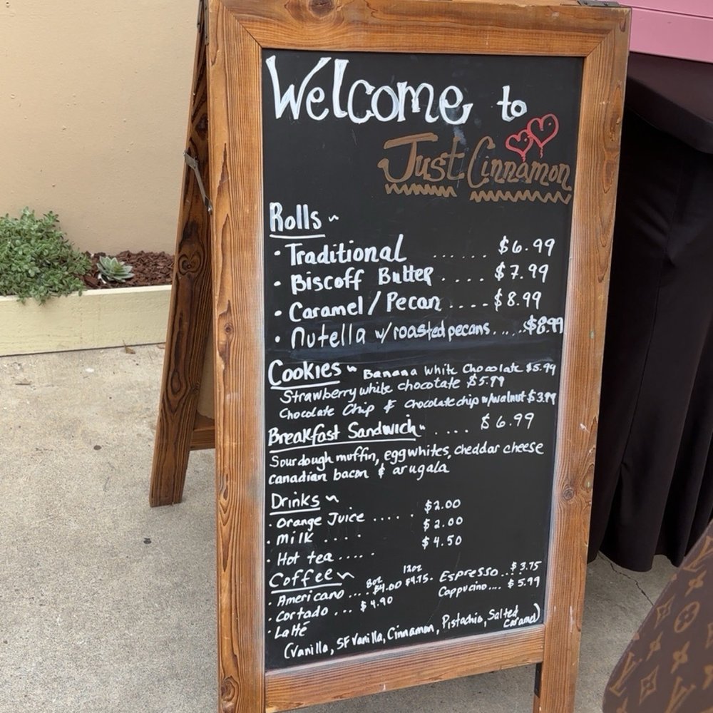 Just Cinnamon - Menu - Desserts Near Me - Bakersfield, California Just Cinnamon - Menu - Desserts Near Me - Bakersfield, California