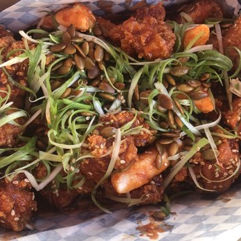 Witch's Chicken - Yangnum Chicken (boneless, regular spice) - 1/5 stars. Soggy and all syrupy sauce. Couldn't even finish it :/ - Korean Near Me - Los Angeles, California Witch's Chicken - Yangnum Chicken (boneless, regular spice) - 1/5 stars. Soggy and all syrupy sauce. Couldn't even finish it :/ - Korean Near Me - Los Angeles, California