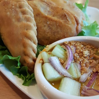 Yummy Thai - Vegetable curry puffs. They're pretty big. - Thai Near Me - Irving, Texas Yummy Thai - Vegetable curry puffs. They're pretty big. - Thai Near Me - Irving, Texas
