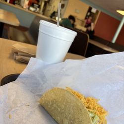 Taco Tree - Beef taco and a coke