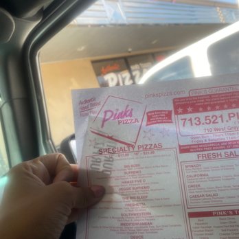 Pink's Pizza - Pizza Near Me - Houston, Texas