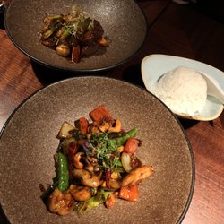 Nodee Barcode - Course #3 from the Opera Menu: Szechuan Chicken, and Spicy Beef