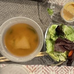 Miso Soup & Salad Miso Soup & Salad