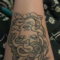 Elm Street Tattoo - Medusa tattoo done by Gary Koblis