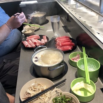 Side By Side Hotpot - Counter seating - Do-It-Yourself Food Near Me - Markham, Ontario