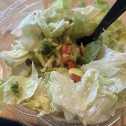 Where's the flank steak? Iceberg lettuce? A joke!