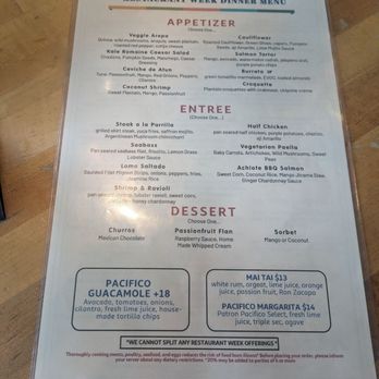 Pacífico - Restaurant Week menu - Latin American Near Me - New Haven, Connecticut Pacífico - Restaurant Week menu - Latin American Near Me - New Haven, Connecticut