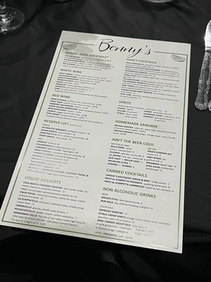 Menu photo 1 Benny’s Baltimore, MD