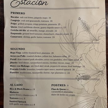 Estacion - Menu - Soul Food Near Me - Evanston, Illinois