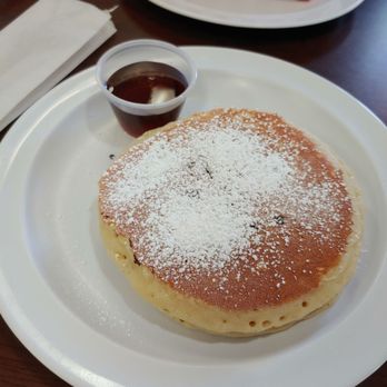 Shorty'z - Chocolate Chip Pancakes (served with a side of syrup)! - Breakfast & Brunch Near Me - Fullerton, California Shorty'z - Chocolate Chip Pancakes (served with a side of syrup)! - Breakfast & Brunch Near Me - Fullerton, California