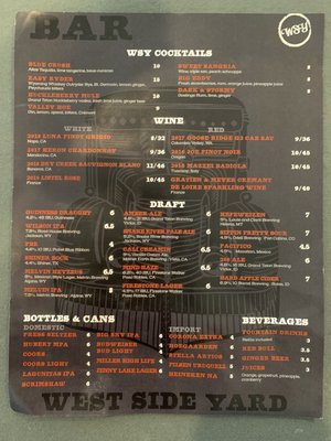 Menu photo 4 West Side Yard Victor, ID Menu photo 4 West Side Yard Victor, ID