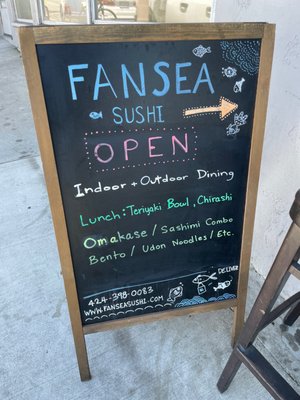 Menu photo 6 Fansea Sushi Manhattan Beach, CA
