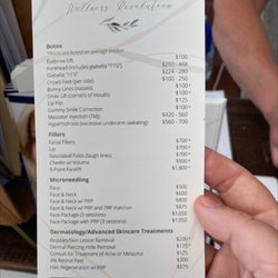 Wellness Revolution - Price list Summer 2022
