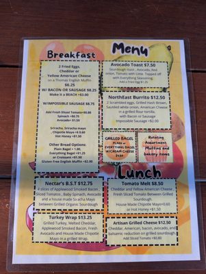 Menu photo 1 Nectar Cafe York, ME