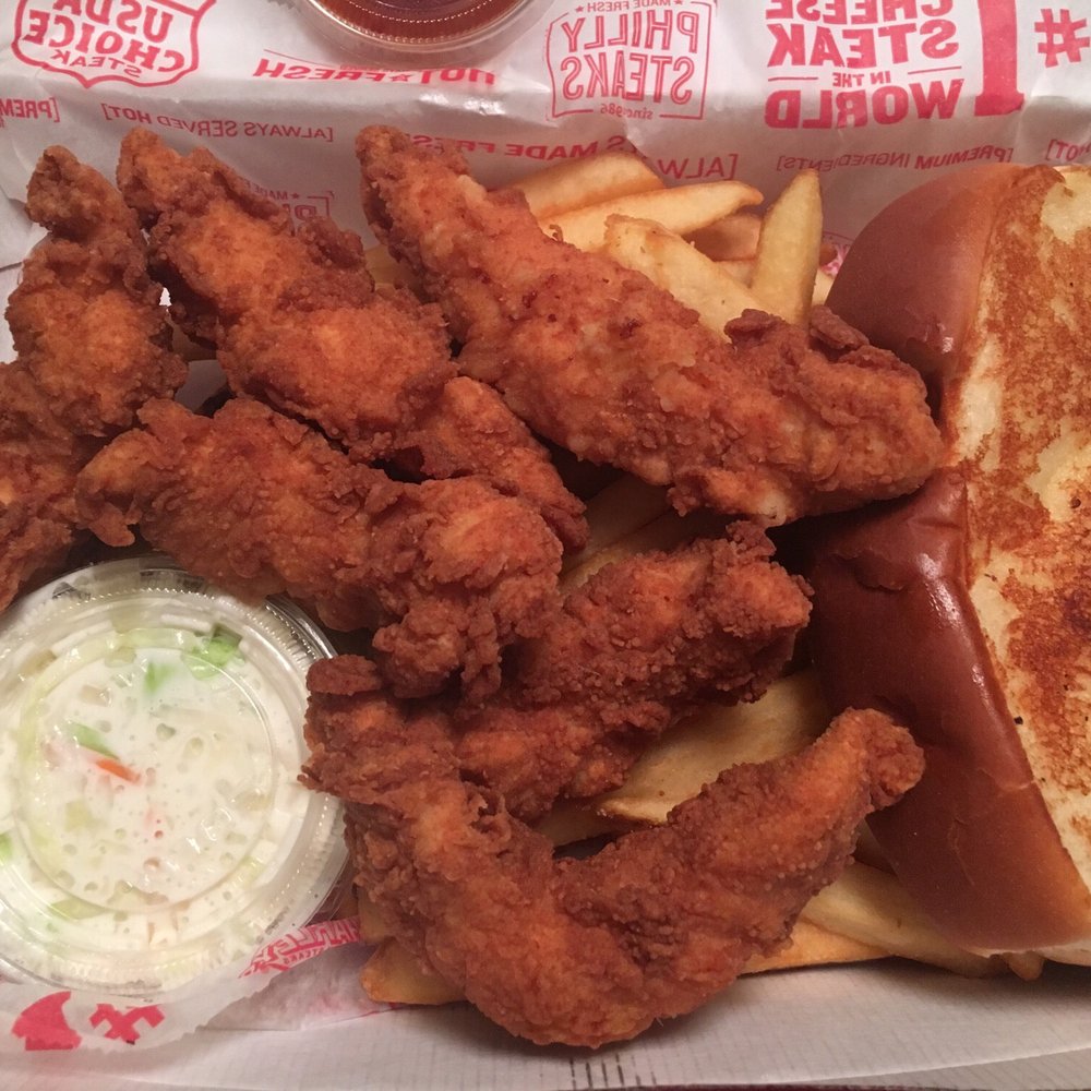 Fingers, fries, coleslaw and Texas toast!