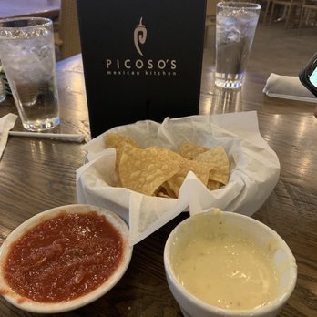 Picoso's Mexican Kitchen - Complimentary chips and salsa w/queso - Tex-Mex Near Me - Lubbock, Texas