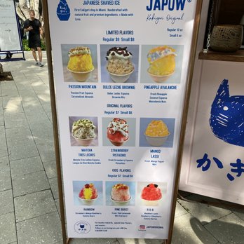 Japow - Menu - Shaved Ice Near Me - Miami, Florida Japow - Menu - Shaved Ice Near Me - Miami, Florida