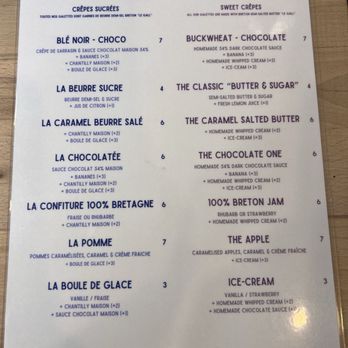 Creperie Le Bolee - 5/18/26 FYI. Menu - Restaurants Near Me - Paris, 75