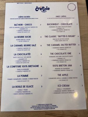 Menu photo 6 Creperie Le Bolee Paris, 75