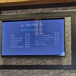 Coffee Bruin Espresso - Regular drink menu