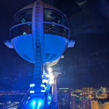 The High Roller - View of the car behind us - Amusement Parks Near Me - Las Vegas, Nevada The High Roller - View of the car behind us - Amusement Parks Near Me - Las Vegas, Nevada