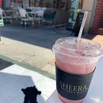 Cafe Sheera - Iced Egyptian rose - Cafes Near Me - Beverly Hills, California