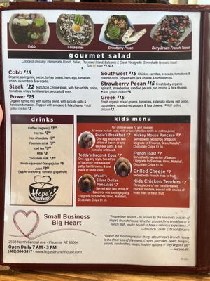Menu photo 3 Hope’s Brunch House Phoenix, AZ Menu photo 3 Hope’s Brunch House Phoenix, AZ