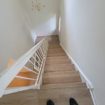Absolute Flooring - Top of stairs - Flooring Near Me - Woodbridge, Virginia